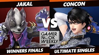 GNW 1 Winners FInals  Jakal Wolf Vs ConCon Bayonetta Rosalina Smash Ultimate  SSBU [upl. by Engel458]