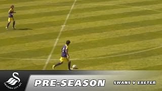 Swansea City Video Exeter City v Swansea City  Highlights [upl. by Salsbury]