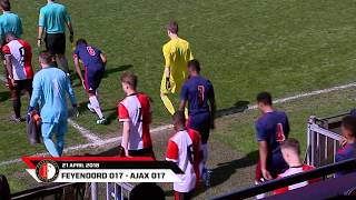 Samenvatting Feyenoord Onder 17  Ajax Onder 17 32 [upl. by Notsruht]