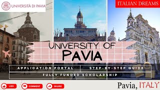 Pavia University  How to Apply  Pavia Italy  2024 Intake  StepbyStep Guide studyabroad italy [upl. by Hannaoj]