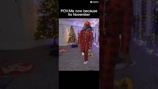 POV November 1st shorts christmas [upl. by Holey]