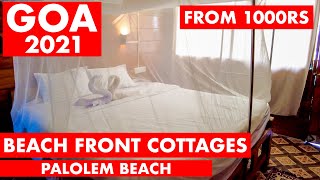 Beach Front Cottages Rococo Pelton  Palolem Beach Goa 2021  Budget Trip  Goa Vlog  South Goa [upl. by Bethesde]