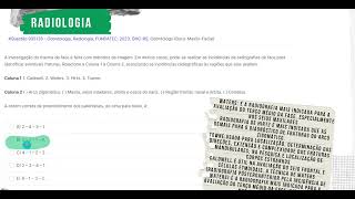 Questões de Concurso público RADIOLOGIA 1 [upl. by Wyndham]