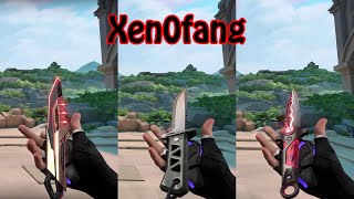 VALORANT Xerofang Knife vs Xenohunter Knife vs Vct Knife [upl. by Rosana]