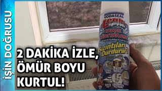 Su Sızıntısı İçin Kesin Çözüm  Vodaseal Leak Fix Kauçuk Yüzey Kaplama İzolasyon Spreyi [upl. by Adlesirc]