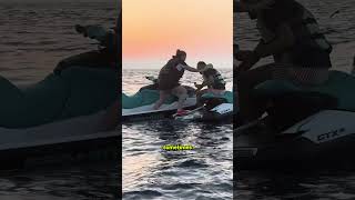 Jet Ski Proposal Gone Wrong 💍😂 [upl. by Annaiv]