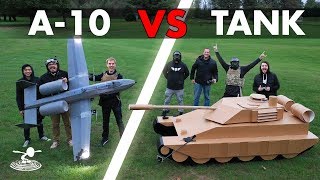 A10 Warthog VS Tank  Epic Airsoft Battle [upl. by Dnaleel]