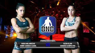 BNC 2 Novi Sad Nadja Milijancevic VS Gizem Islam [upl. by Mariellen539]