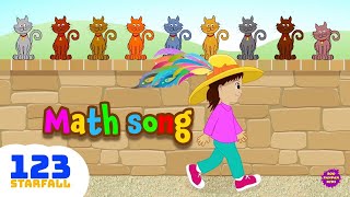 Math Song for Kids Starfall 123 Fun  Boopanpankids [upl. by Erej]