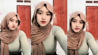 Jilbab baju rajut lagi ni guys 😍🍑 Tiktok live part 16 [upl. by Ybba347]