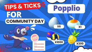 Popplio community day Tips amp tricks 2024 [upl. by Yramesor]