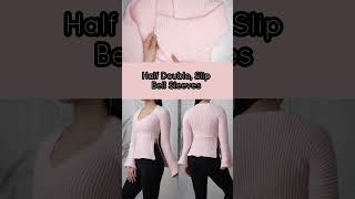 How to Crochet Bell Sleeve Top In 4 Easy Steps creativecrochet bellsleeve crochet crochettops [upl. by Akenn]