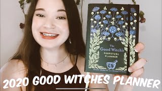 📓The Good Witchs Perpetual Planner The ModernDay Witch  2020 PLANNER REVIEW 2020 JOURNAL [upl. by Bolten]