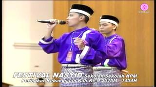 Versi BTP Johan Festival Nasyid KPM 2013 Kedah Khairan [upl. by Aseretairam]