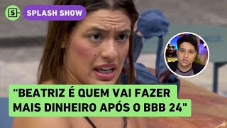 BBB 24 Mesmo sem ser vencedora Beatriz tem tudo para faturar o dobro do prêmio diz Dieguinho [upl. by Aicilav]