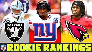 NFL Rookies Ranked after Two Games [upl. by Carny]