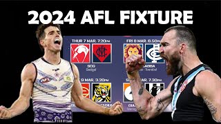 REACTING TO THE 2024 AFL FIXTURE [upl. by Reggie]