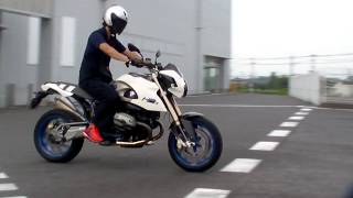 BMW HP2 Megamoto BOXER MOTARD 1707200369 s [upl. by Ojiram]