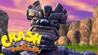 Lets Play Crash Twinsanity Part 5  Tikimon Boss [upl. by Gilman654]