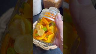 Green Turmeric Ginger and Green Chilli Pickle  No Oil Healthy Pickle  Immunity booster Pickle [upl. by Donnamarie]