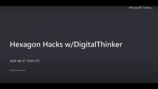 HxGN Hacks with DigitalThinker Pt 4  DigitalThinker Inc [upl. by Nahtaneoj]