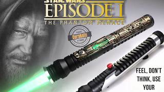 Qui Gon Jinn TPM Legend 2 Lightsaber [upl. by Yrgoerg812]