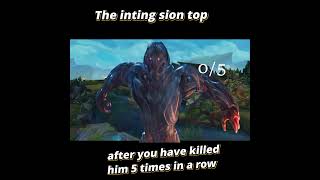 The inting sion top new memesleagueoflegends funny trending wow truth gaming [upl. by Jewell]