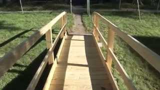 Wooden Modular Wheelchair Ramps  Mobility123 [upl. by Virginie]