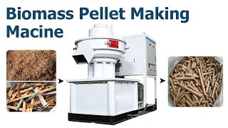 Wood Pellet machine [upl. by Agnola]