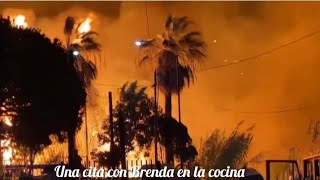 incendios en Ensenada BC vientos Santana [upl. by Gaul731]