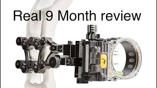 Trophy ridge 3 pin Hotwire Bow sight 9 month review [upl. by Anilac]