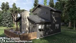 Cottage House Plan 62691DJ Virtual Walkthrough Tour [upl. by Stanislaus873]