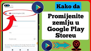 Kako popraviti promjenu zemlje u trgovini Google Play novo 2023  DynamikSolution [upl. by Tova]