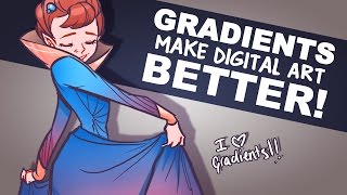 A Beginners Guide to Gradients in Digital Art [upl. by Lamok]