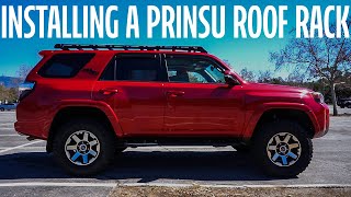 Installing a Prinsu Roof Rack  2020 Toyota 4Runner [upl. by Macpherson]