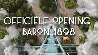 Livestream Officiële opening dive coaster Baron 1898 – Efteling [upl. by Dulcea]