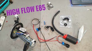 Ford Festiva High Flow E85 Pump Conversion [upl. by Naitsirt]