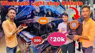 Wholesale light shop kolkata  kolkata market sharpy light shop  par light price [upl. by Correna527]