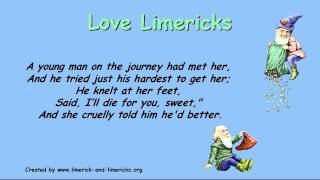 ♥♣♥ Love Limericks  Example Limerick Poems ♥♣♥ [upl. by Ecniuq]