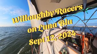 Willoughby Racers Thurs Night Races aboard SV Luna Blu [upl. by Corwun]