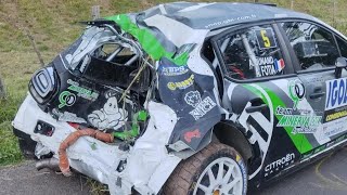 Rallye Aveyron Rouergue  Crash Jumps amp Attack  ERIC CAMILI WINNER Saturday Day 3 Highlights 2024 [upl. by Tessa992]