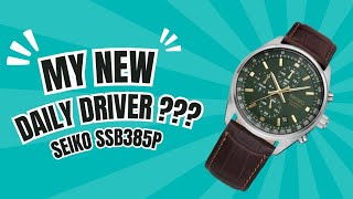 Seiko SSB385P Meccaquartz Movement Honest Watch Review [upl. by Gottuard]