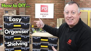 How to Build Stanley Sort Master Shelves for the Workshop [upl. by Haff]