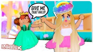 The Spoiled Princess Tried To Steal Her Halo Royale High Roblox Roleplay [upl. by Schmeltzer]