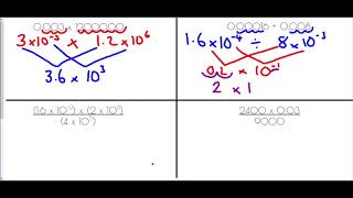 Standard Form Calculations  Mr Morley Maths [upl. by Jaclin]