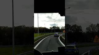 a4 policja drewno kontrola scania życiewtrasie polska [upl. by Ecahc87]