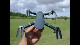 EACHINE E58  Vuelo y funciones  excelente distancia  dji mavic clone [upl. by Anauqahc]