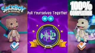 Sackboy Pull Yourselves Together  Twoplayer Gameplay  All Orbs Collected [upl. by Yliah718]