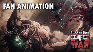 Attack on Titan Declaration of War Fan Animation  Studio ECLYPSE [upl. by Reinaldo824]