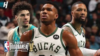 Milwaukee Bucks vs Charlotte Hornets  Full Game Highlights  2023 InSeason Tournament [upl. by Naerol716]